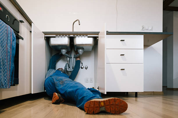 Professional Drain Cleaning technician working in Paden City, WV